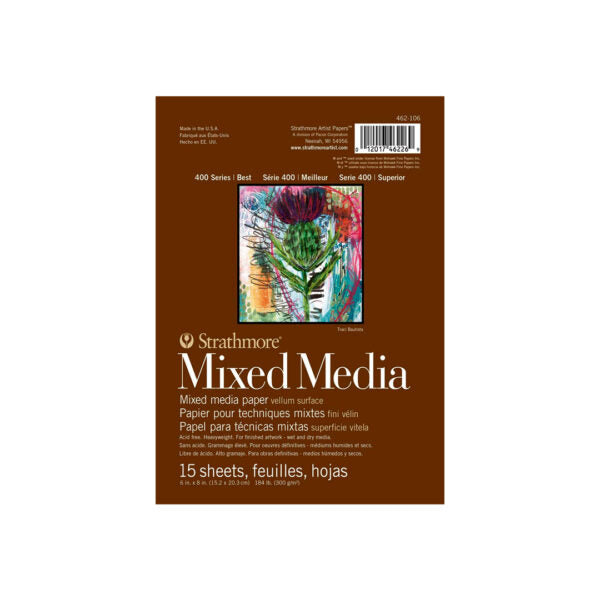 Strathmore 400 Series Mixed Media Pads Heavyweight 300gsm - Retail Maharaj