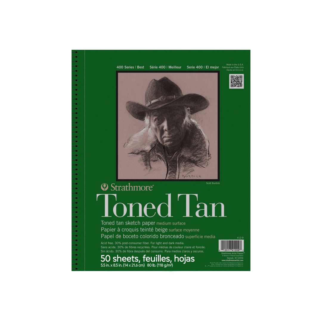 Strathmore 400 Series Toned Tan & Gray Sketch Paper Pads