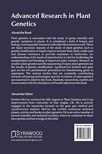 Advanced Research in Plant Genetics - Retail Maharaj