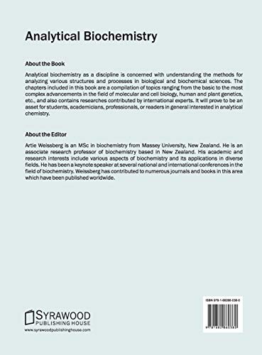 Analytical Biochemistry - Retail Maharaj