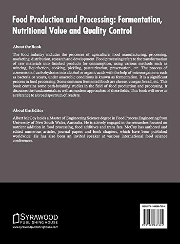Food Production and Processing: Fermentation, Nutritional Value and Quality Control - Retail Maharaj