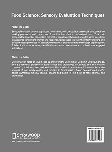 Food Science: Sensory Evaluation Techniques - Retail Maharaj