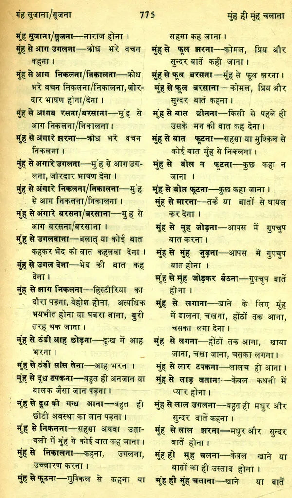 मानक हिन्दी मुहावरा कोश- Standard Dictionary of Hindi Idioms: Set of 2 Volumes (An Old and Rare Book) - Retail Maharaj