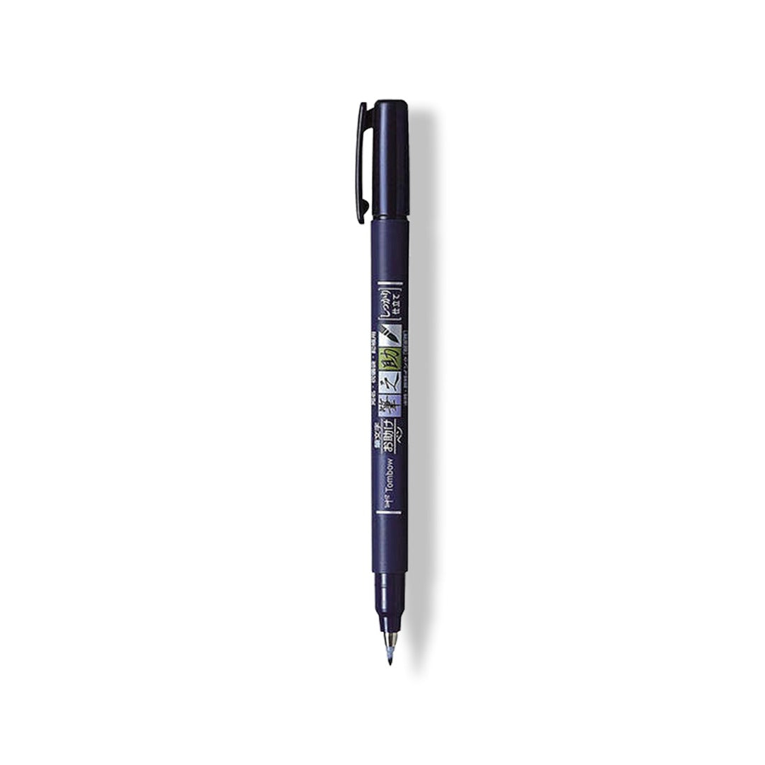 Tombow Fudenosuke and ABT Brush Pens Hard Tip Soft Tip and Dual Tip Black