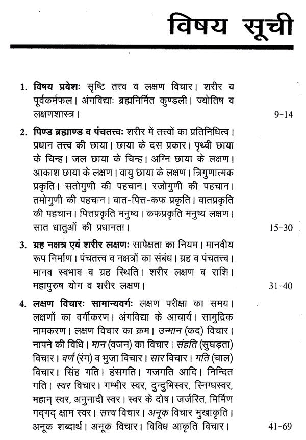 शरीर लक्षण एवं चेष्टाएँ- Prediction and Reading Body Parts - Retail Maharaj