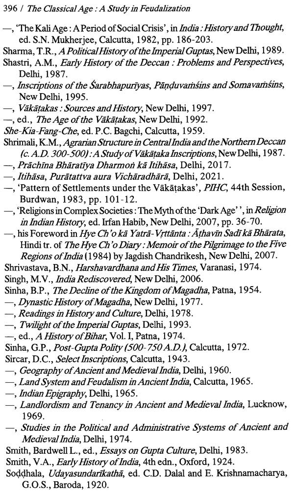 The Classical Age (A Study in Feudalization) - Retail Maharaj
