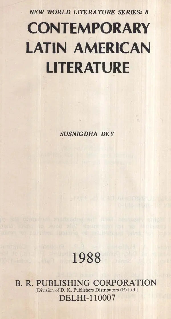 Contemporary Latin American Literature (An Old and Rare Book) - Retail Maharaj