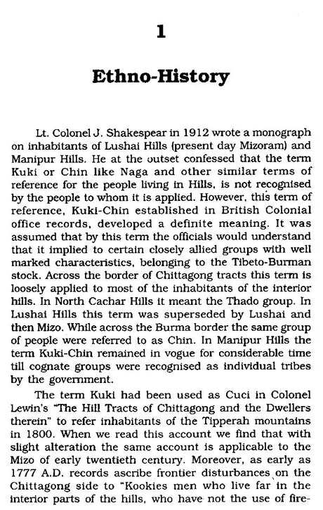 Kuki-Chin Tribes of Mizoram and Manipur - Retail Maharaj