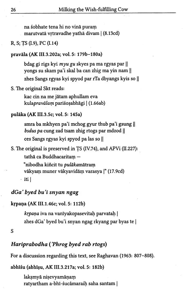 Milking The Wish-Fulfilling Cow- An Analysis of Citations From Subhuticandra's Kavikamadhenu Commentary on The Amarakosa - Retail Maharaj