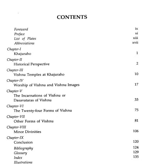 Iconography of Vishnu from Khajuraho - Retail Maharaj