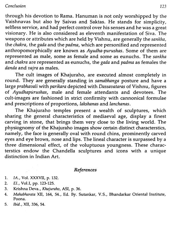 Iconography of Vishnu from Khajuraho - Retail Maharaj