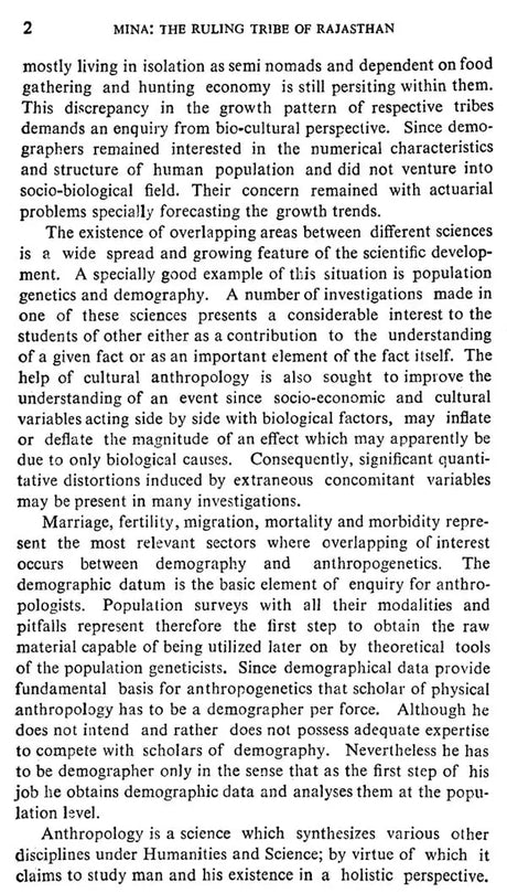 Mina: The Ruling Tribe Of Rajasthan (Social-Biological Appraisal) - Retail Maharaj