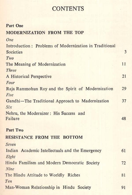 Modernization And The Hindu Socio-Culture (An Old And Rare Book) - Retail Maharaj