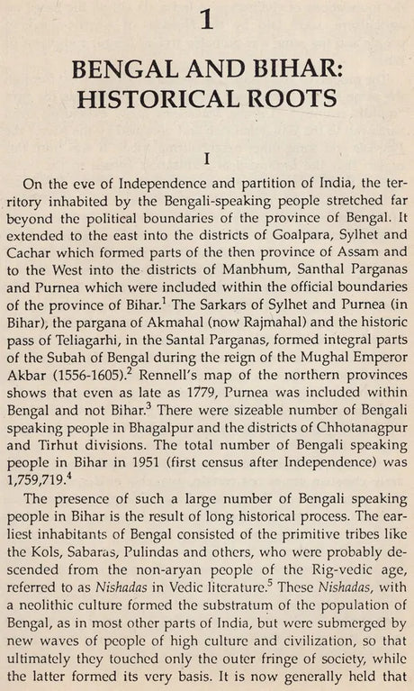 Socio-Cultural Study of A Minority Linguistic Group (Bengalees in Bihar 1858-1912 An Old & Rare Book) - Retail Maharaj