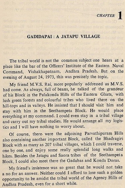 Tribal Culture in Flux (The Jatapus of Eastern Ghats An Old & Rare Book) - Retail Maharaj