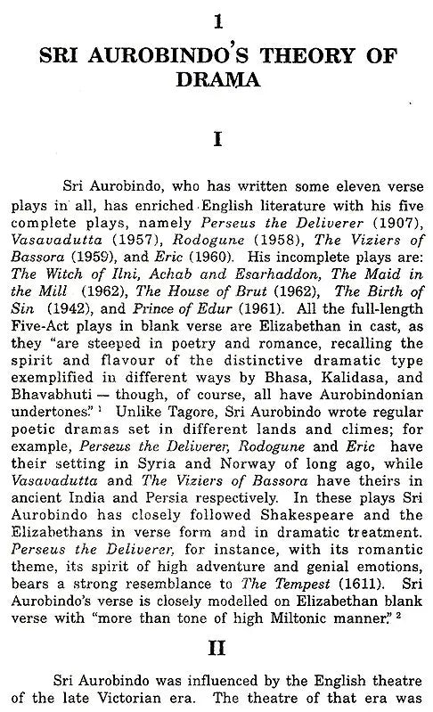 Sri Aurobindo's Dramatic Theory And Practice - Retail Maharaj