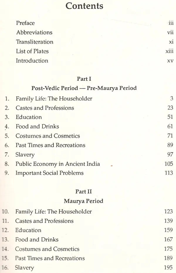 Social Life in Ancient India 800 B.C. - 183 B.C. - Retail Maharaj