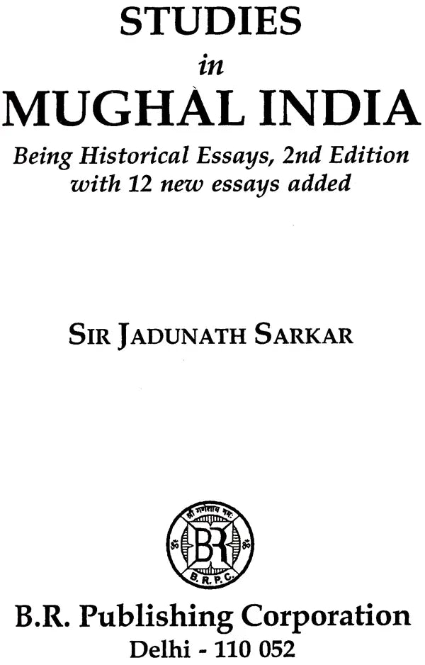 Studies in Mughal India - Retail Maharaj