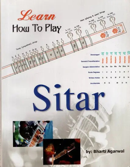 Learn How to Play Sitar- With Notations (Sitar Vadan Course) - Retail Maharaj