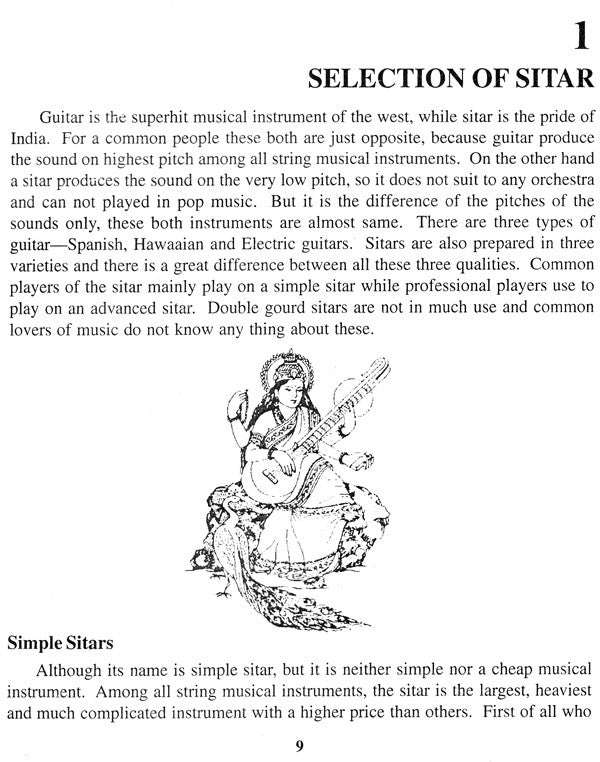 Learn How to Play Sitar- With Notations (Sitar Vadan Course) - Retail Maharaj