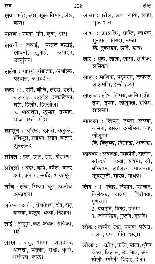 पर्यायवाची और विलोम शब्दकोश: Synonyms and Antonyms Dictionary - Retail Maharaj