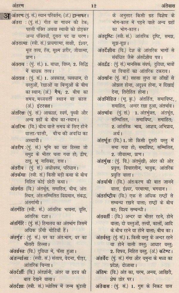 आधुनिक हिंदी शब्दकोश / Aadhunik Hindi Shabdkosh - Retail Maharaj