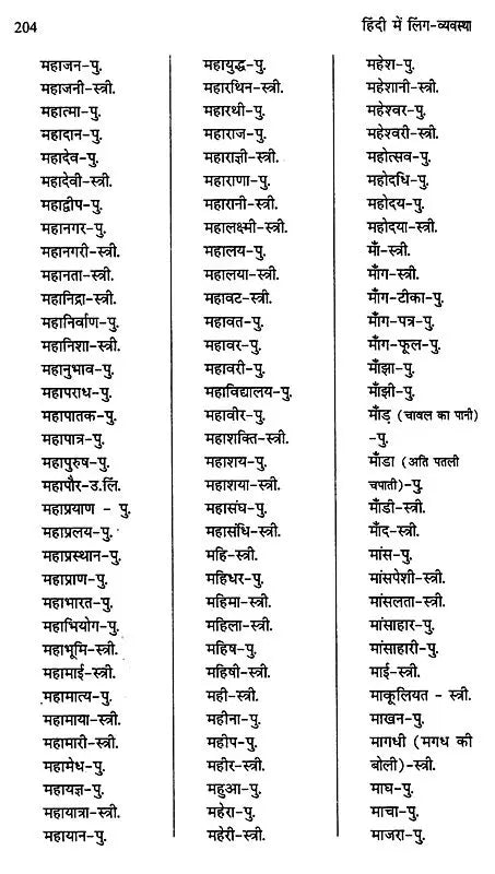 हिंदी में लिंग-व्यवस्था- Gender System in Hindi - Retail Maharaj