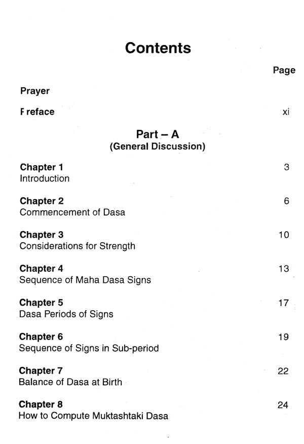 Muktashtaki Dasa - (Astakavarga Based on Rasi Dasa) - Retail Maharaj