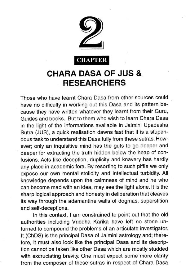 Chara Dasa of Jaimini (Explained first time as per Injunctions of Jus) - Retail Maharaj