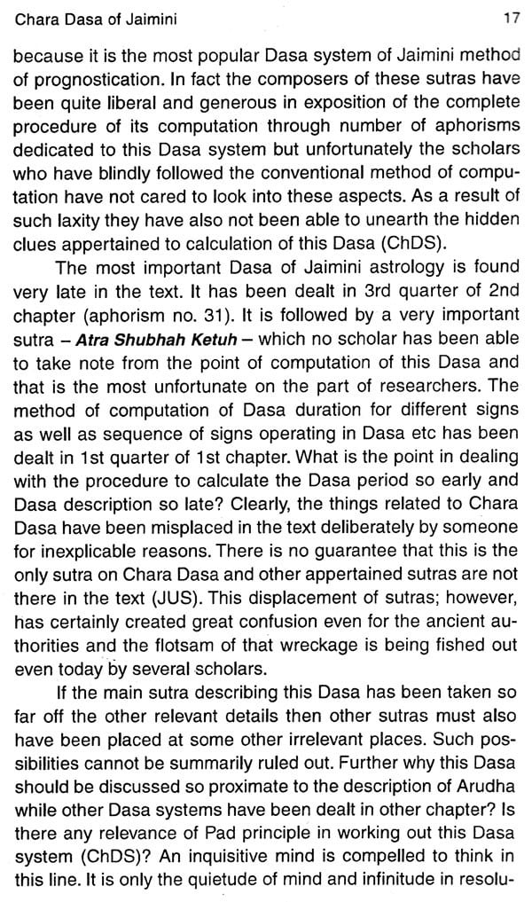 Chara Dasa of Jaimini (Explained first time as per Injunctions of Jus) - Retail Maharaj