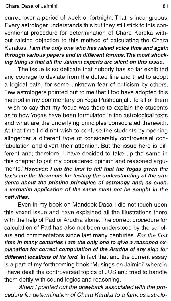 Chara Dasa of Jaimini (Explained first time as per Injunctions of Jus) - Retail Maharaj