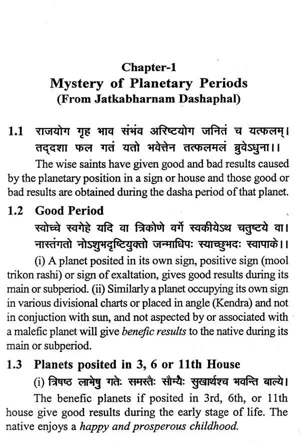 Secret of Planetary Periods and Transits - Retail Maharaj