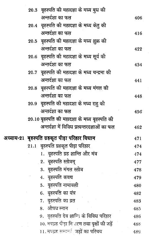 बृहस्पति दशा फलदीपिका- Brihaspati Dasha Phaladeepika - Retail Maharaj