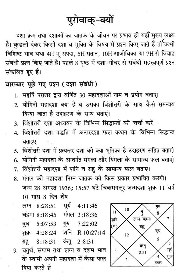 दशाफल बोध- Dasha Phal Bodh - Retail Maharaj