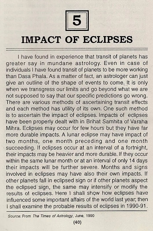 Principles and Practices of Mundane Astrology (An Old and Rare Book) - Retail Maharaj