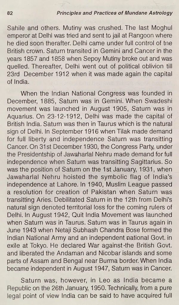 Principles and Practices of Mundane Astrology (An Old and Rare Book) - Retail Maharaj