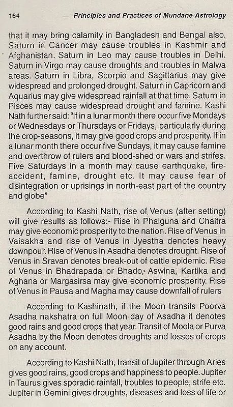 Principles and Practices of Mundane Astrology (An Old and Rare Book) - Retail Maharaj