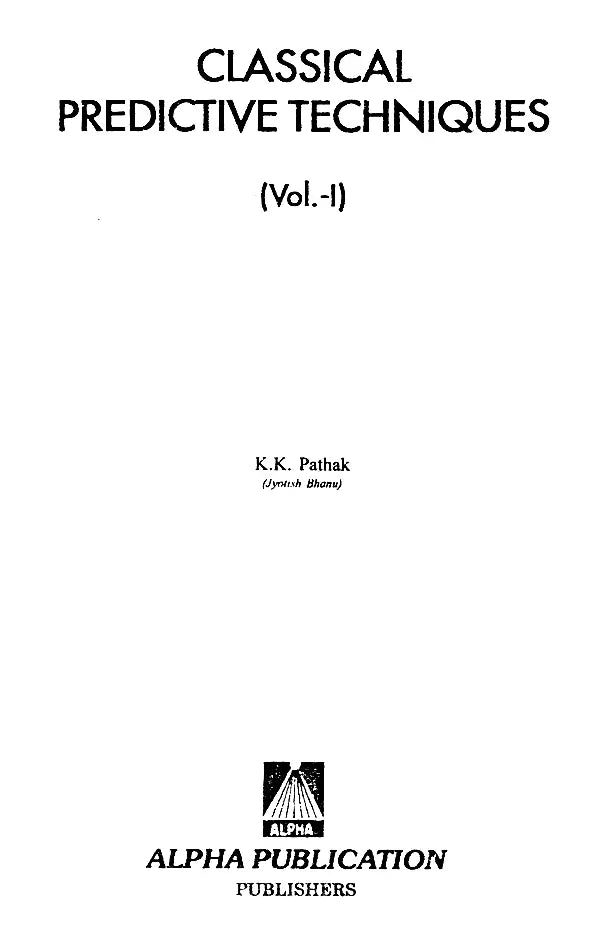 Classical Predictive Techniques (Set of 2 Volumes) - Retail Maharaj