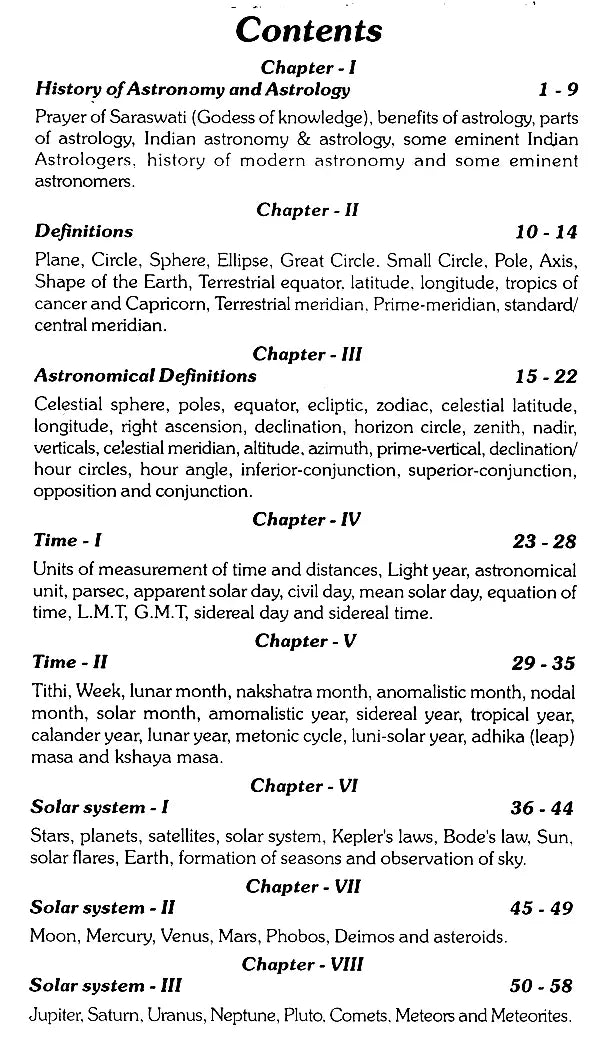 Elements of Astronomy and Astrological Calculations - Retail Maharaj