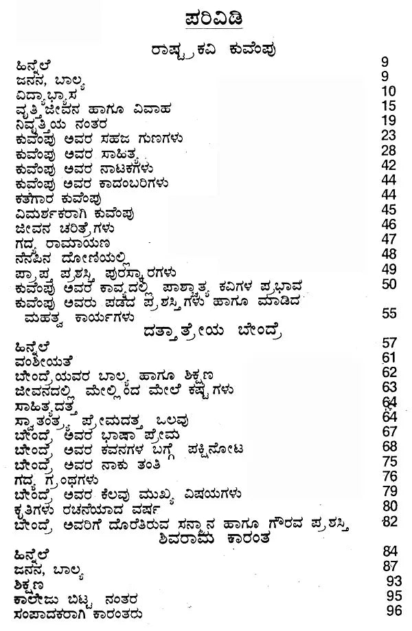 ಜ್ಞಾನಪೀಠ ಪ್ರಶಸ್ತಿ ವಿಜೇತರು: Jnana Petha Winners (Kannada)