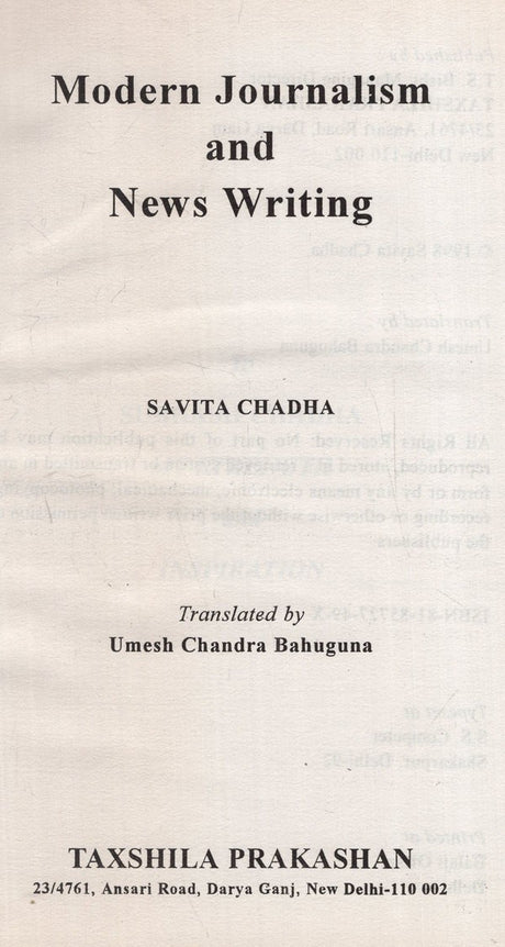 Modern Journalism and News Writing - Retail Maharaj