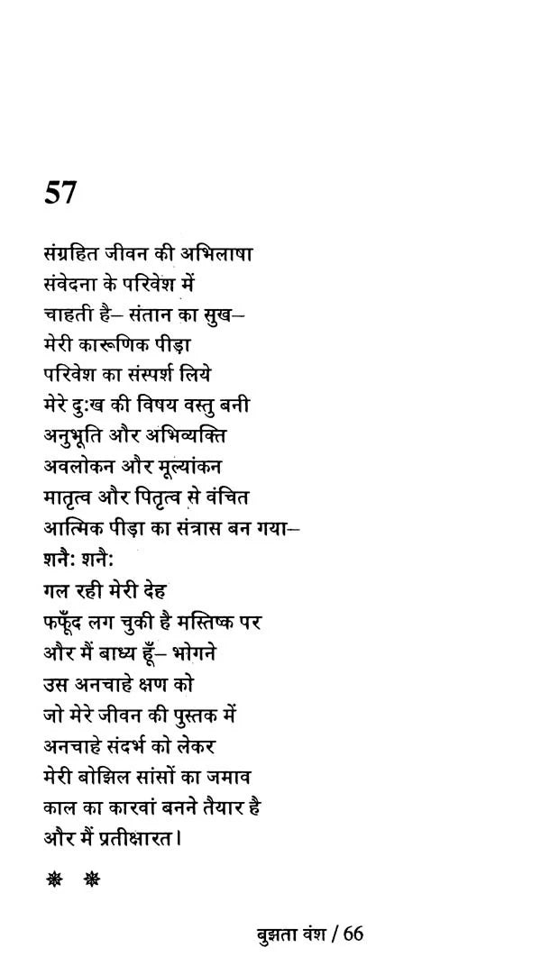 बुझता वंश- Bujhta Vansh (Collection of Hindi Poetry) - Retail Maharaj
