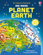 USBORNE FLAP BOOK: SEE INSIDE PLANET EARTH - Retail Maharaj