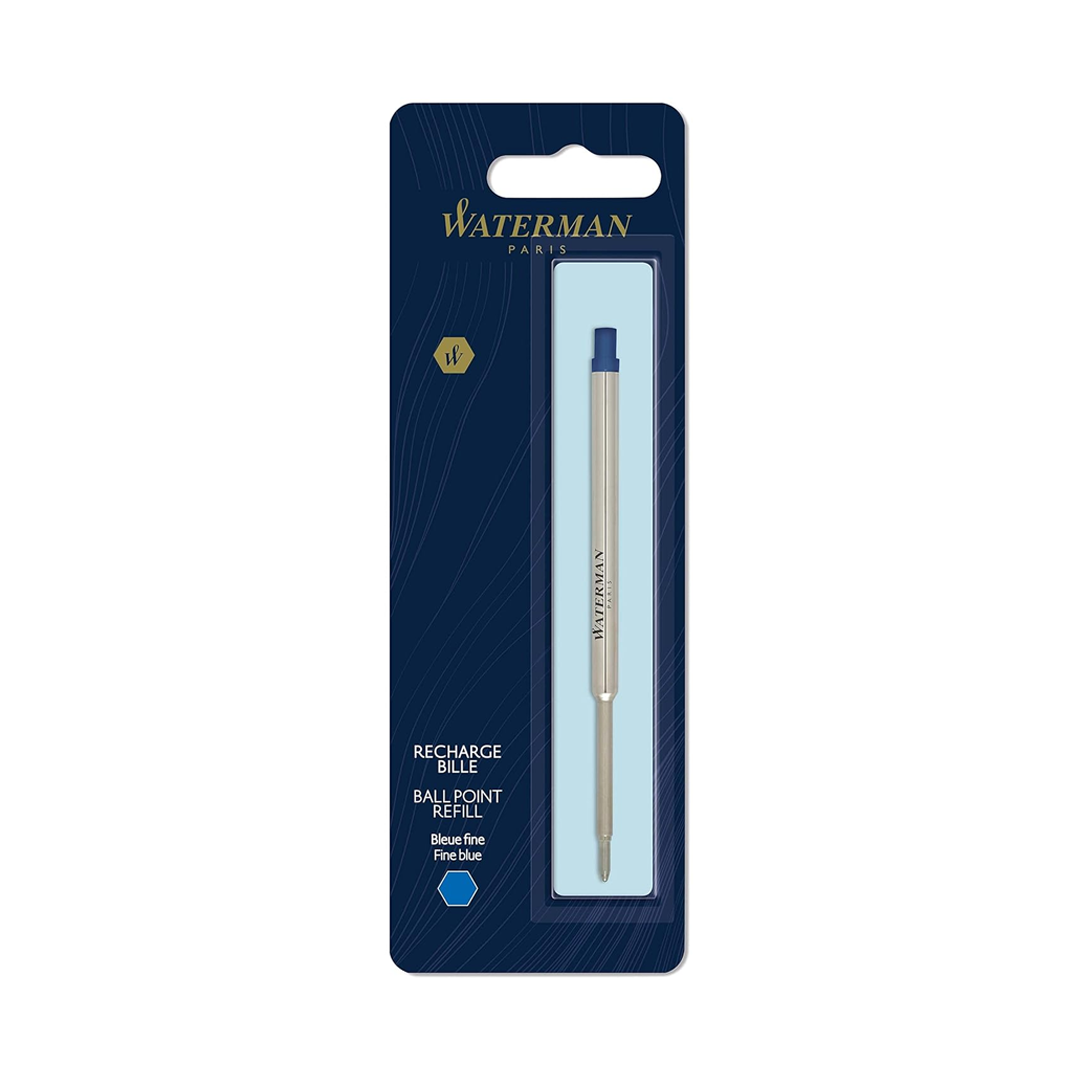 Waterman Ballpoint Pen Refill Fine Tip Blue and Black