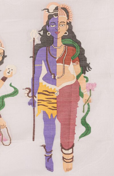 Kora Jamdani Wall Hanging – Shiva - Retail Maharaj
