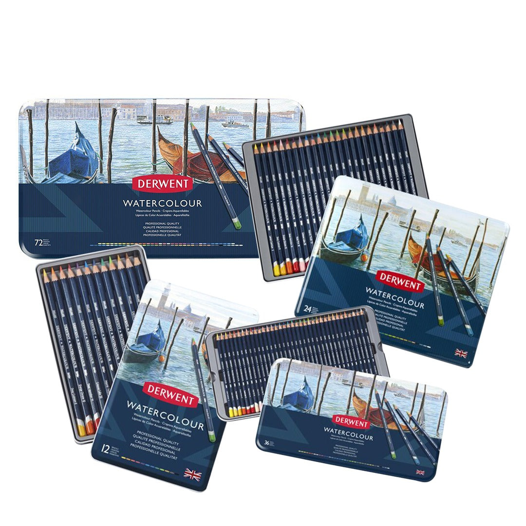 Derwent Watercolour Pencils Artist Sets for Subtle Watercolor Effects