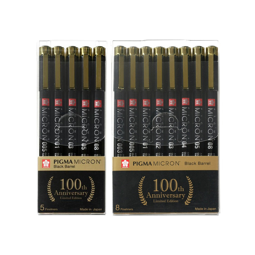 Sakura Pigma Micron 100th Anniversary Limited Edition Pen Set