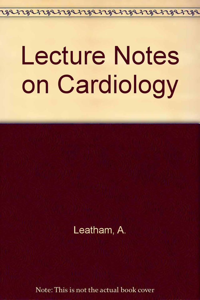 Lecture Notes on Cardiology - Retail Maharaj