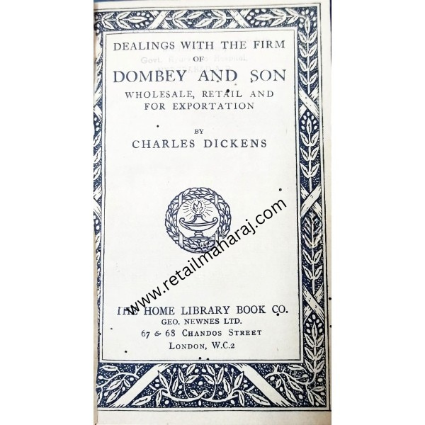 dealings with the firm of dombey and son - Retail Maharaj