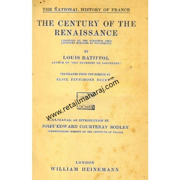 The Century of the Renaissance 1st edition - Retail Maharaj